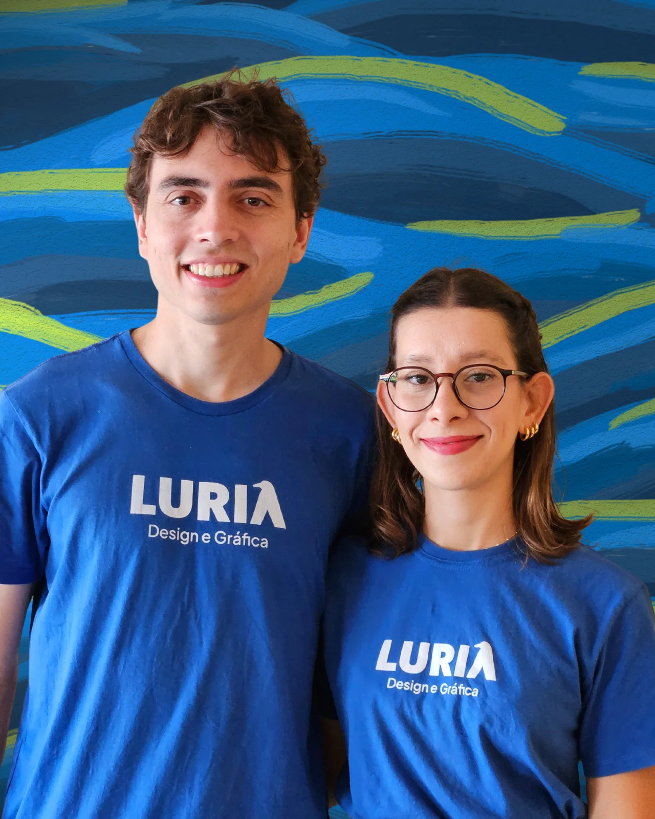 Lucas e Vitória - Fundadores da Luria